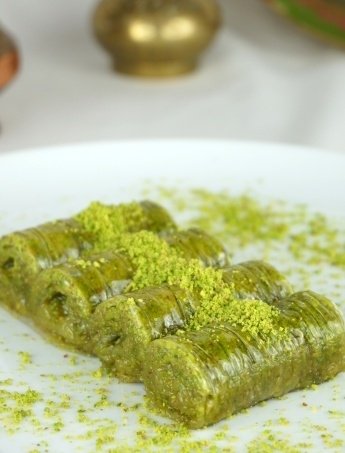 Pistazien Rollo-Baklava Pistazien Rollo-Baklava